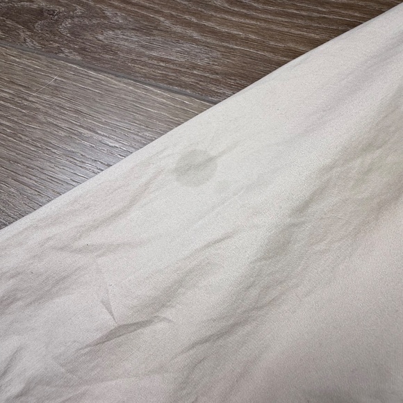 LAUREN Ralph Lauren Snap Button Down Khaki Shirt, Roll-Tab Sleeve, Safari, Sz M - Picture 12 of 13